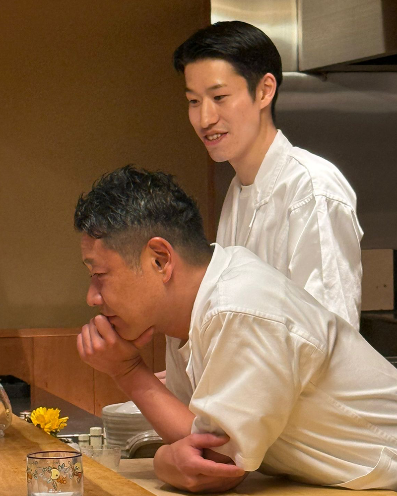 Maeda-san and Gaku-san at Maeda, Kyoto
