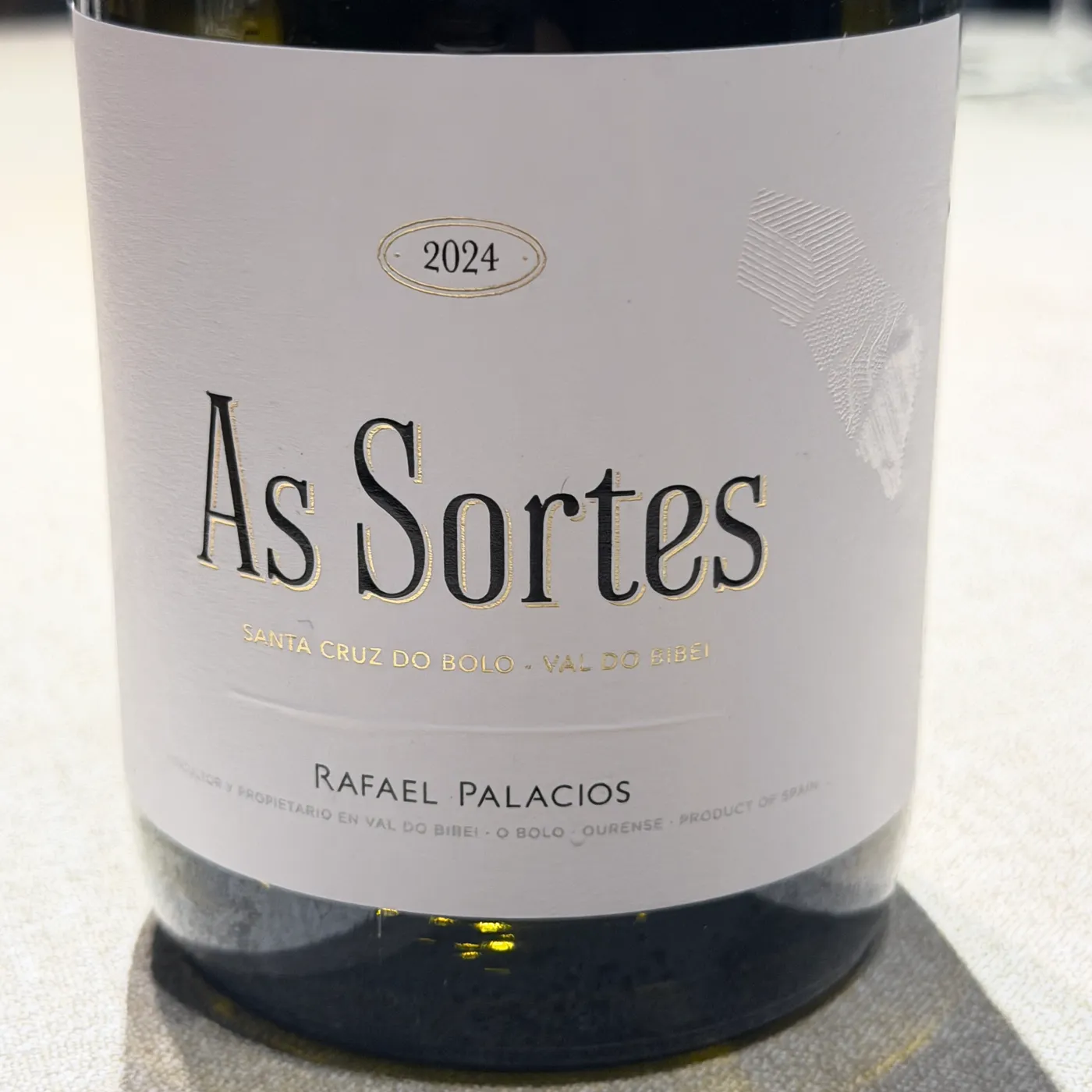 As Sortes 2024 | Rafael Palacios | Godello, Valdeorras