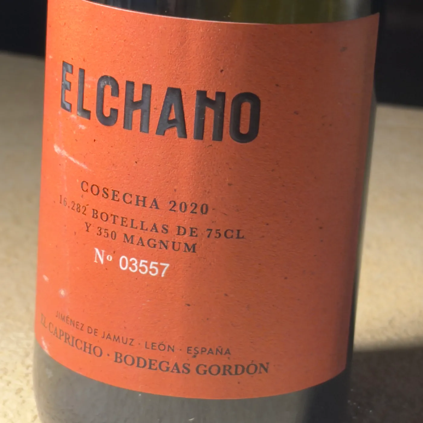 El Chano 2020 | Bodegas Gordón, Jiménez de Jamuz, León