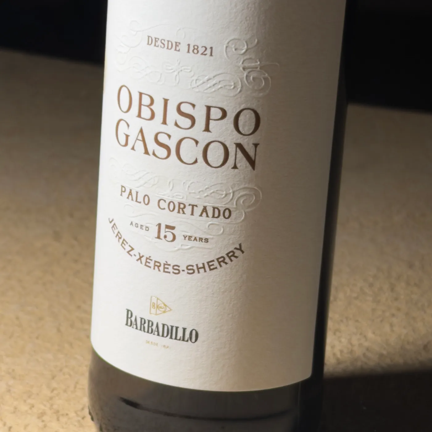 Obispo Gascón Palo Cortado 15 Años | Bodegas Barbadillo, Jerez
