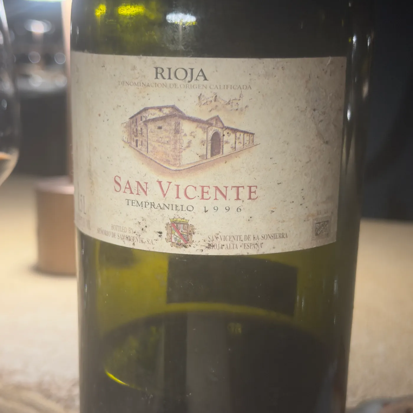 San Vicente 1996 | Señorío de San Vicente, Rioja Alta
