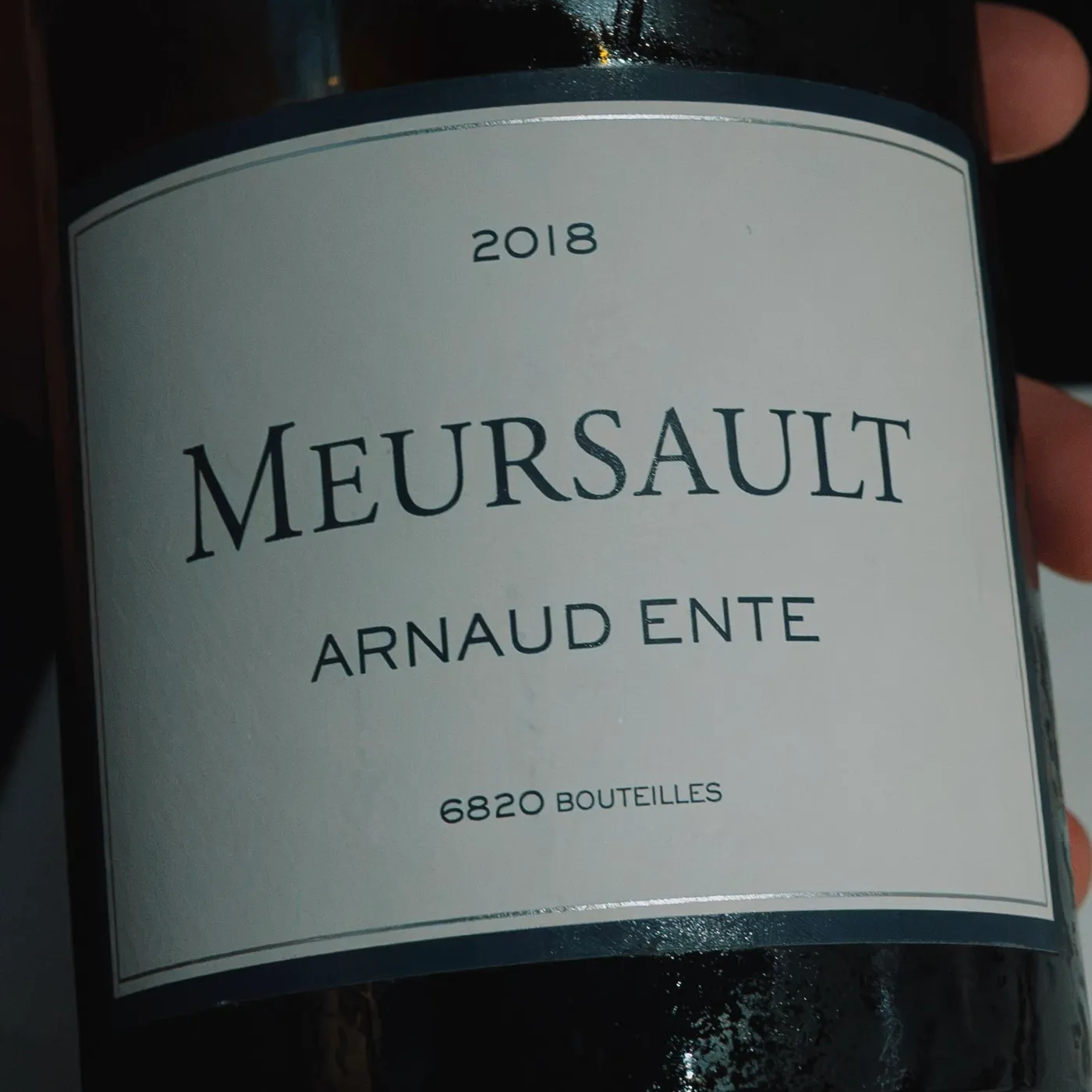 Arnaud Ente — Meursault 2018