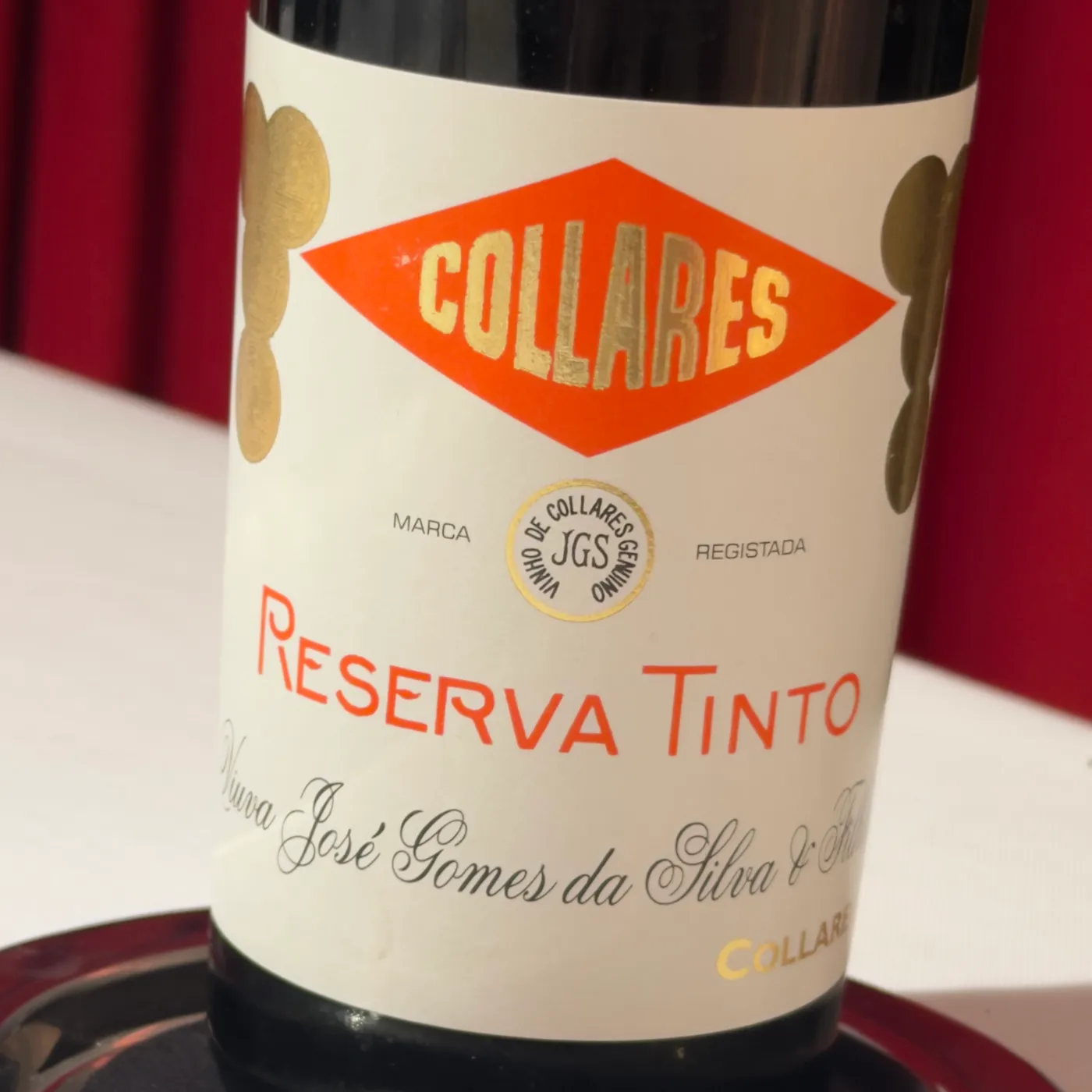 Adega Viúva Gomes, Colares Tinto 1965
