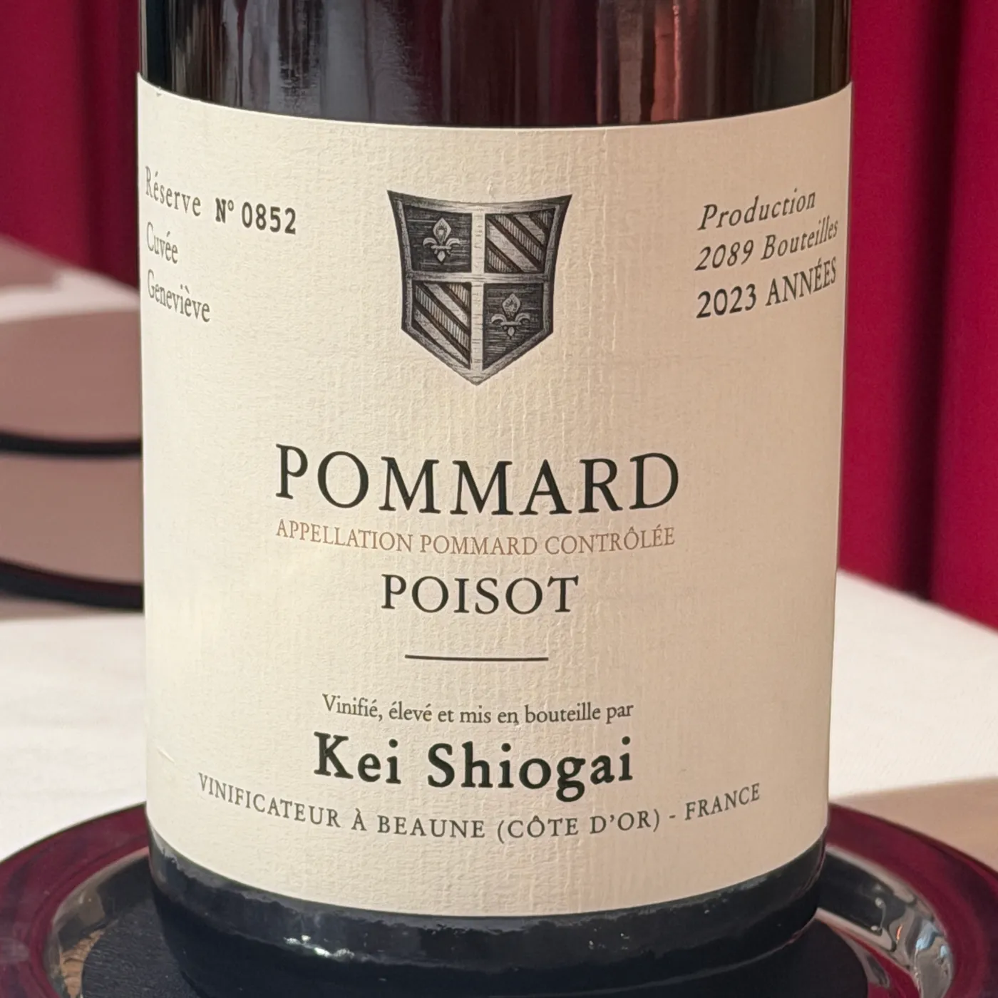 Kei Shiogai, Pommard Poisot 2023
