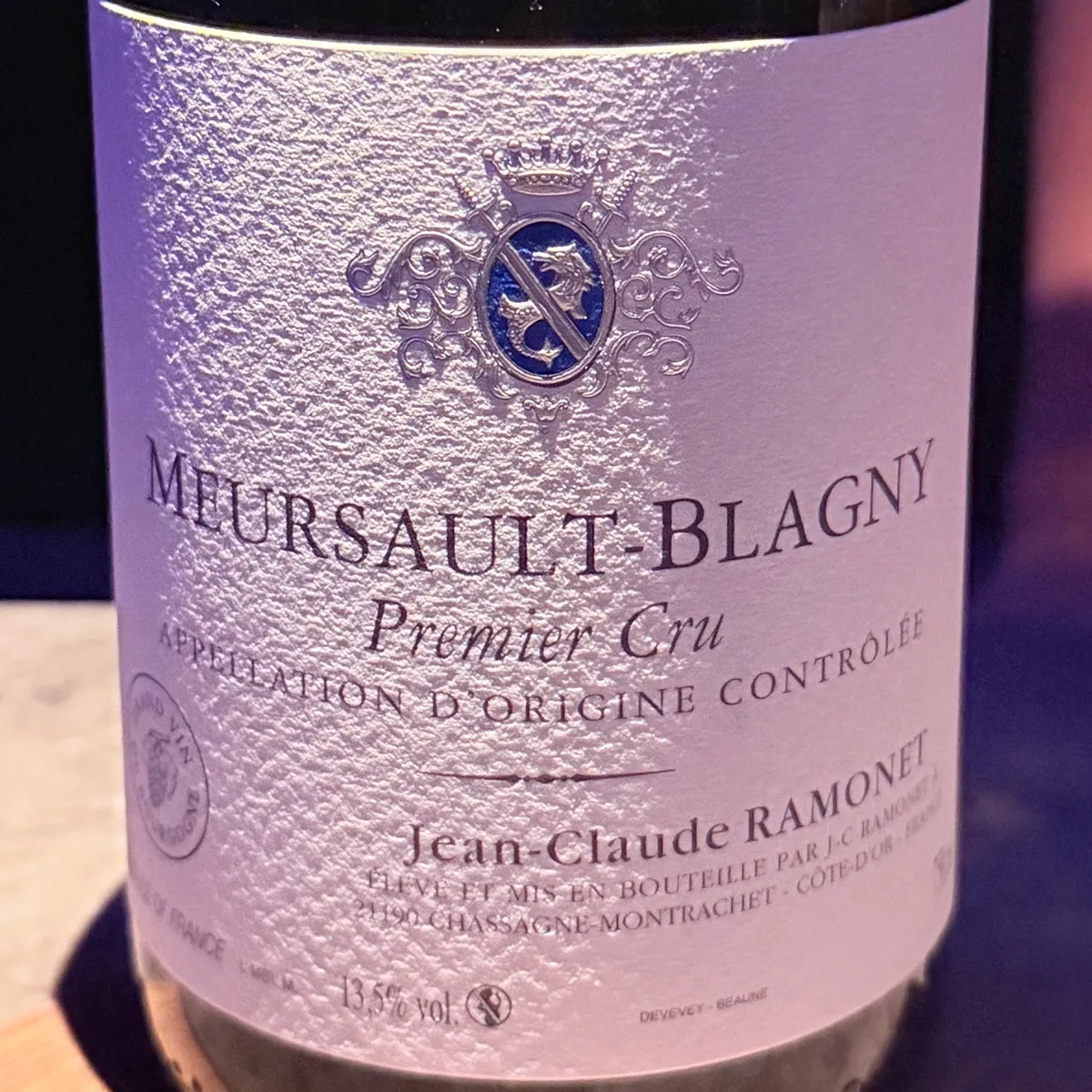 Jean-Claude Ramonet — Meursault-Blagny Premier Cru
