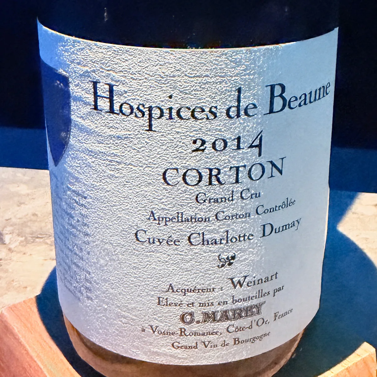 Hospices de Beaune — Corton Grand Cru, Cuvée Charlotte Dumay 2014